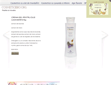 Tablet Screenshot of cosmeticebio.org